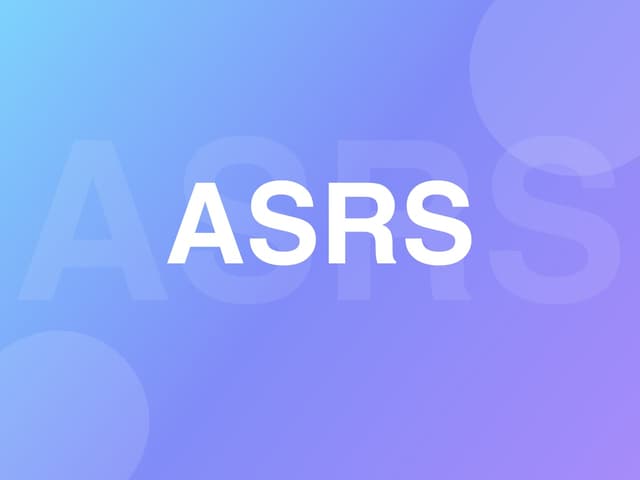 ASRS: Adult ADHD