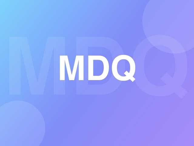 MDQ: Mood disorders