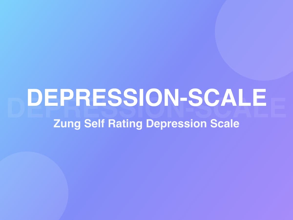 Zung Self-Rating Depression Scale (SDS)