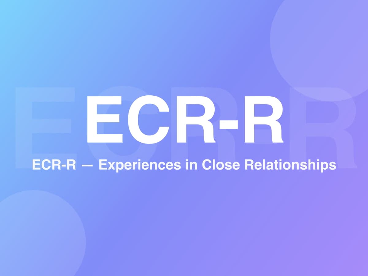 Experiences in Close Relationships-Revised (ECR-R) - Versione Italiana