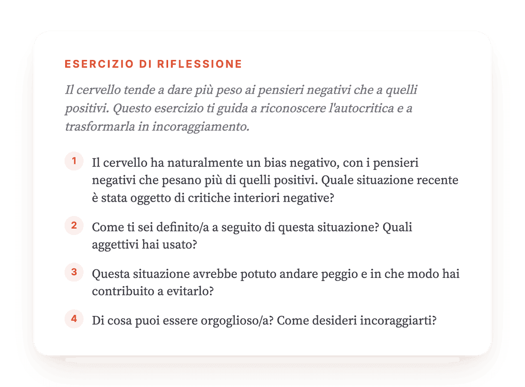 Non sono all'altezza: un esercizio sull'autocritica
