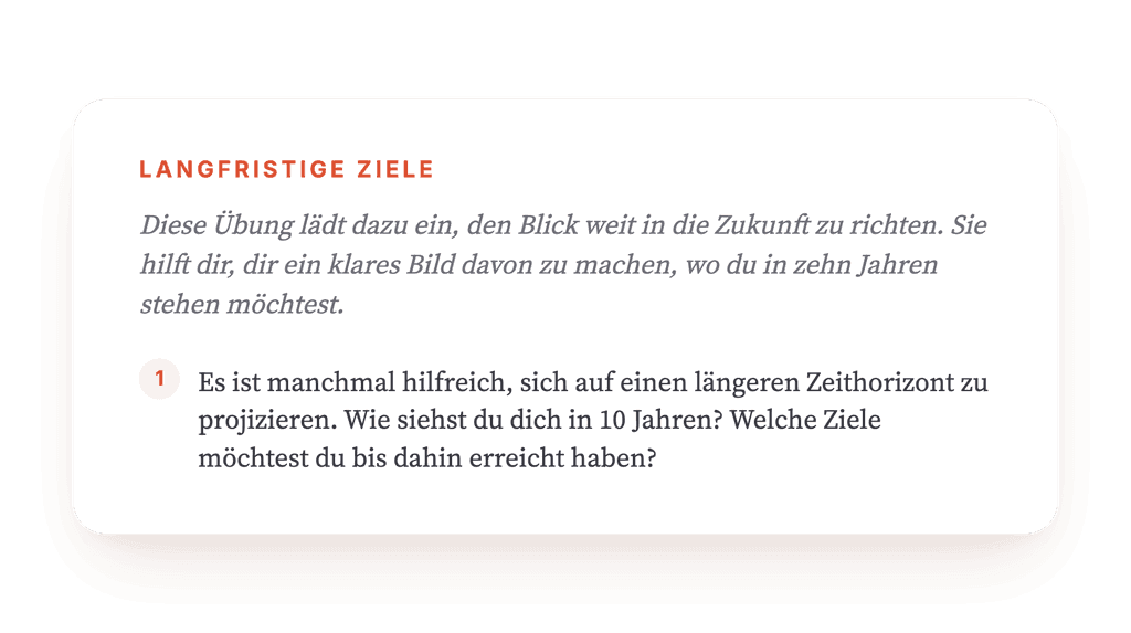 Meine Ziele in 10 Jahren: Langzeitperspektive in der Therapie