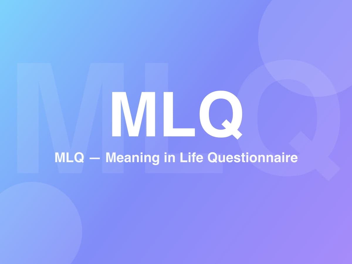 Questionário de Sentido de Vida (QSV)