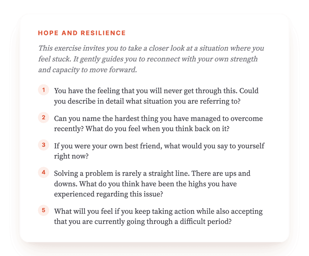 Rebuilding Hope: A Guided Resilience Exercise for Clinicians