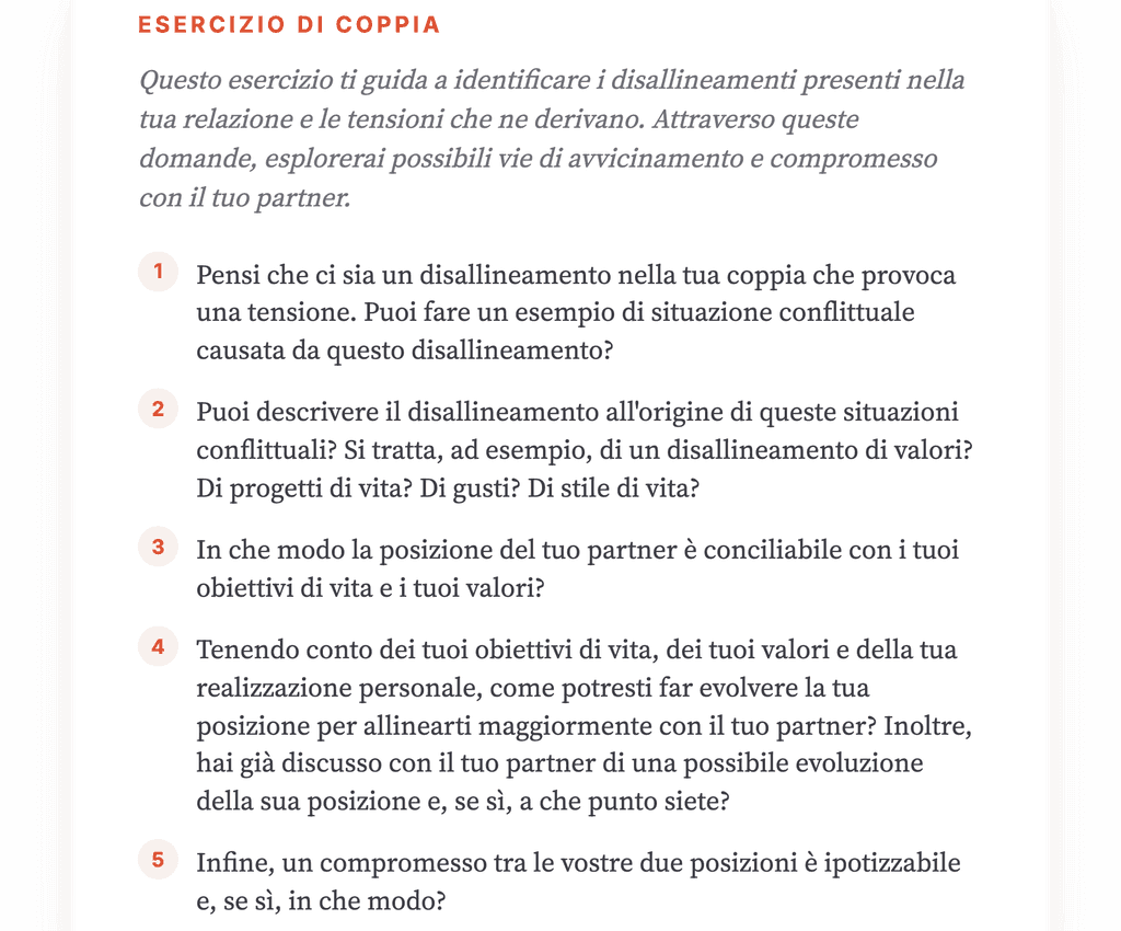 Disallineamento di coppia: un esercizio clinico guidato