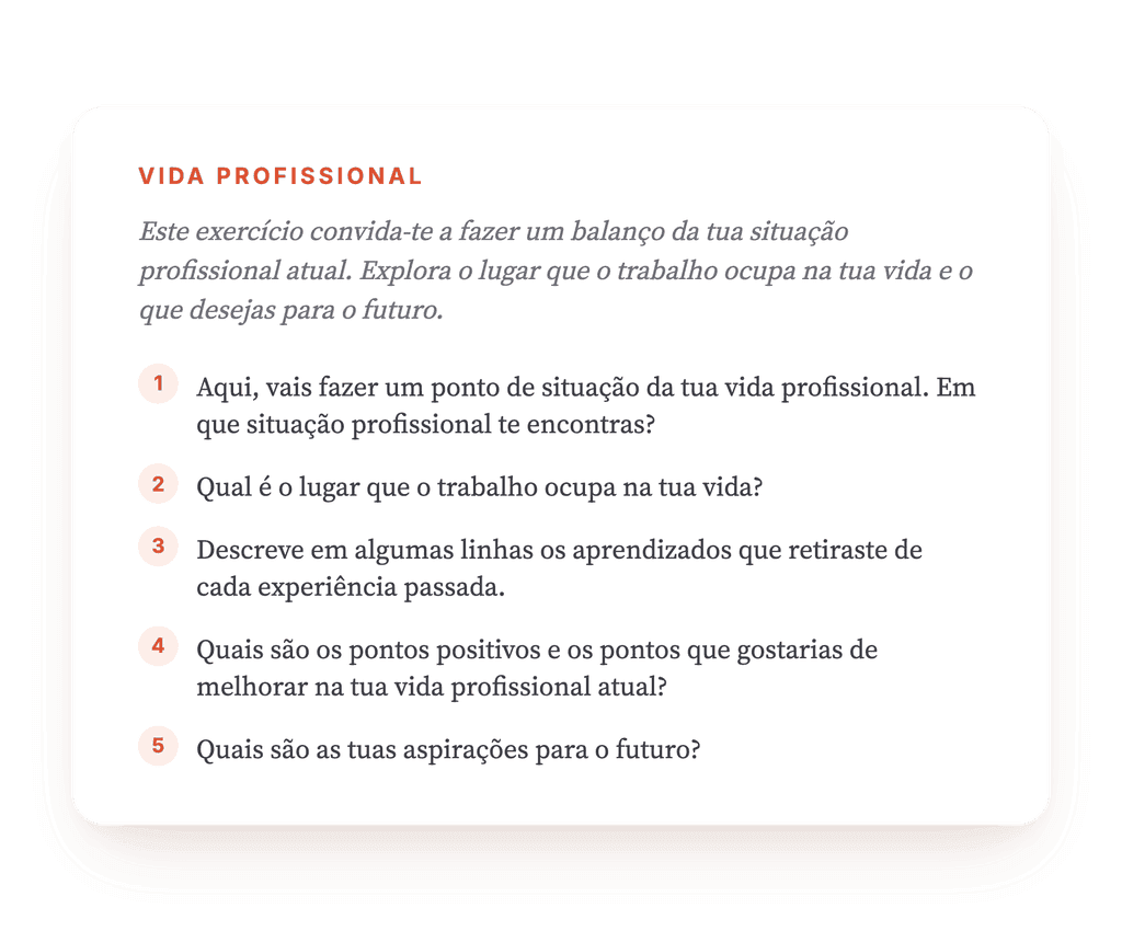 Vida Profissional: Exercício Clínico de Balanço em Sessão