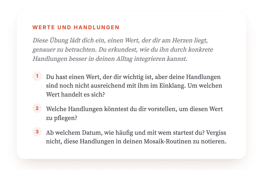 Werte kultivieren: Geführte Übung für die Therapie (58 Z.)