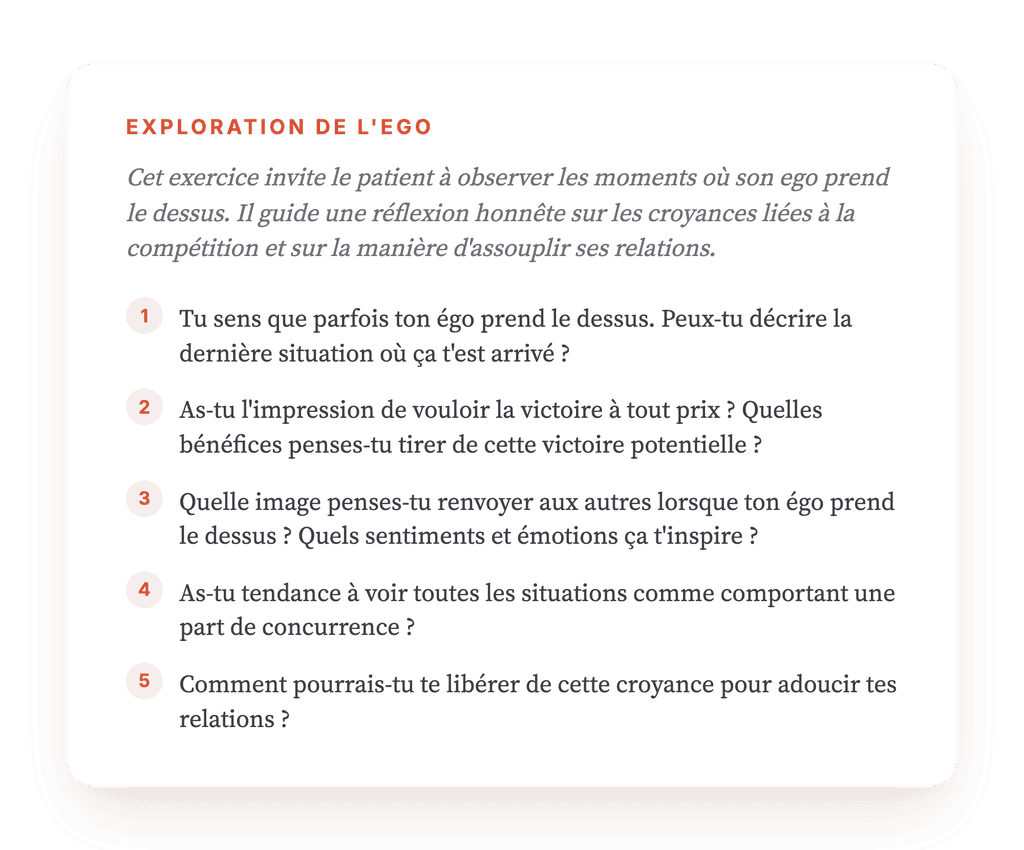 Orgueil et ego défensif : explorer la dynamique compétitive