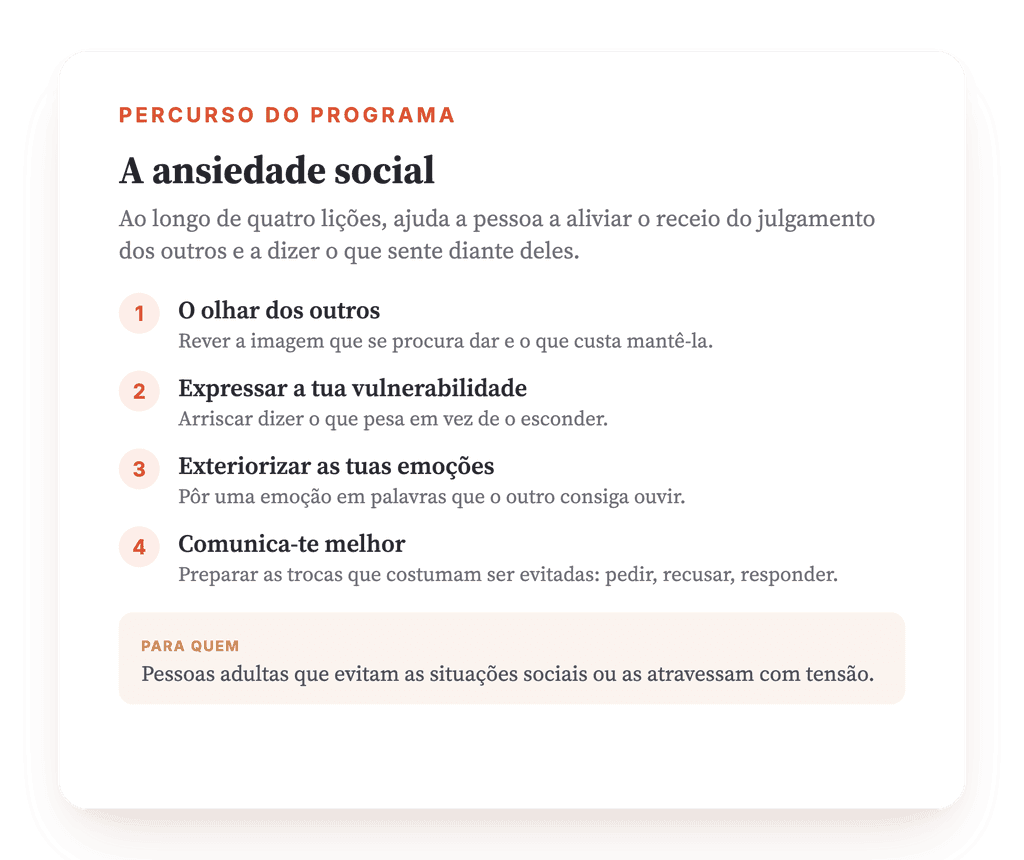 Ansiedade Social: Programa Psicoeducativo para Relações