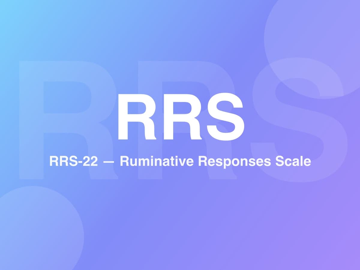 Ruminative Responses Scale (RRS-22)