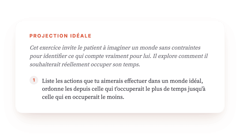 Inventaire futur : clarifier ses priorités d'action en thérapie
