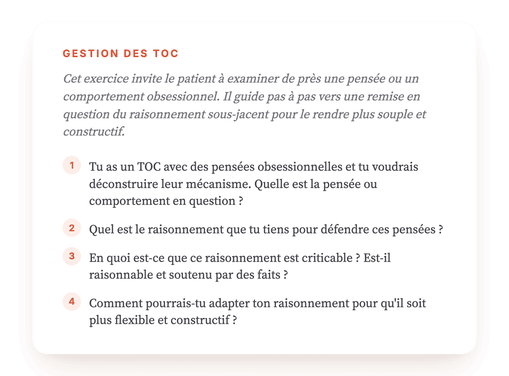 Pensées obsessionnelles : déconstruire le mécanisme du TOC