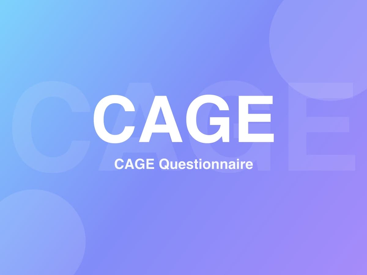 Cuestionario CAGE