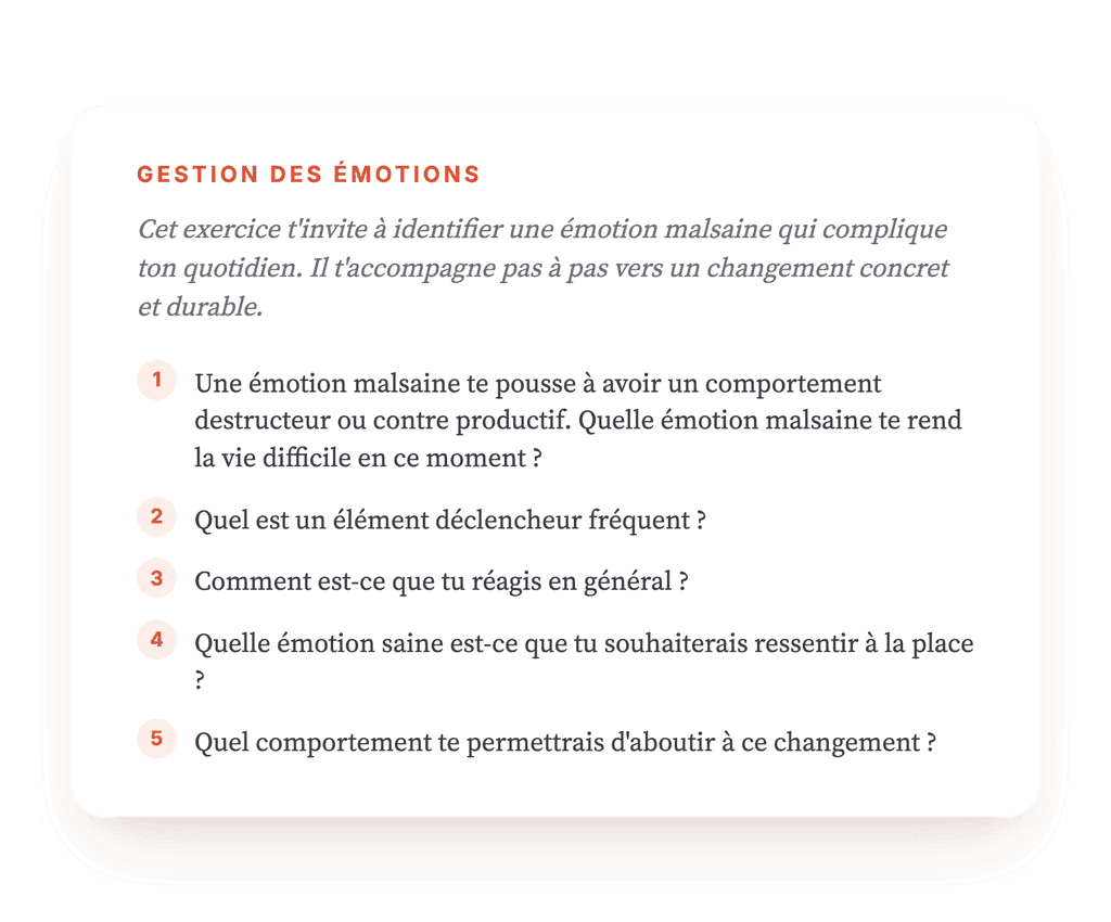 Émotion malsaine : passer du réflexe destructeur au choix éclairé