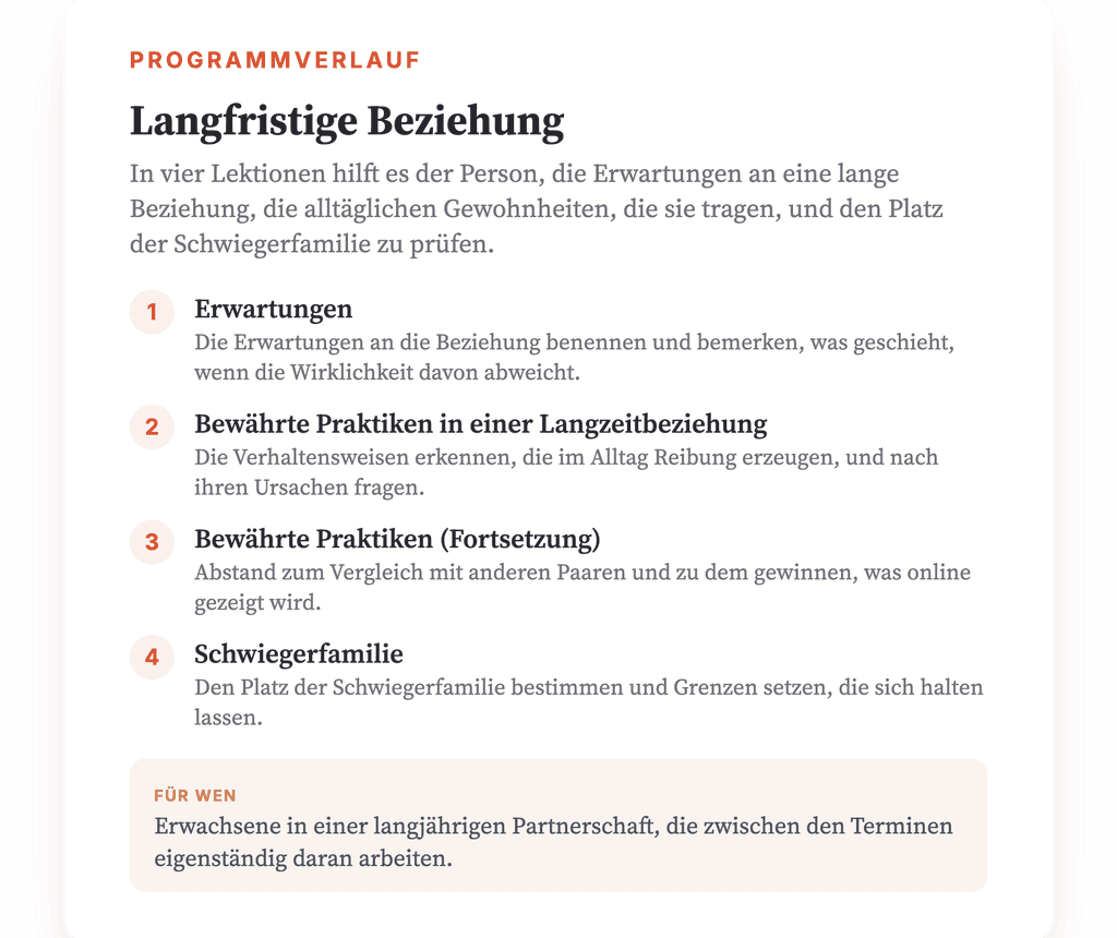 Langzeitbeziehung: Erwartungen, Pflege und Risiken erkennen