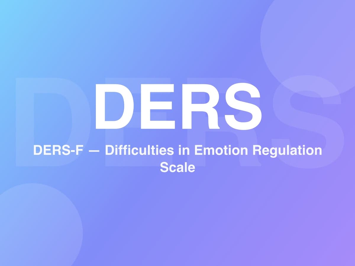 Escala de Dificultades en la Regulación Emocional