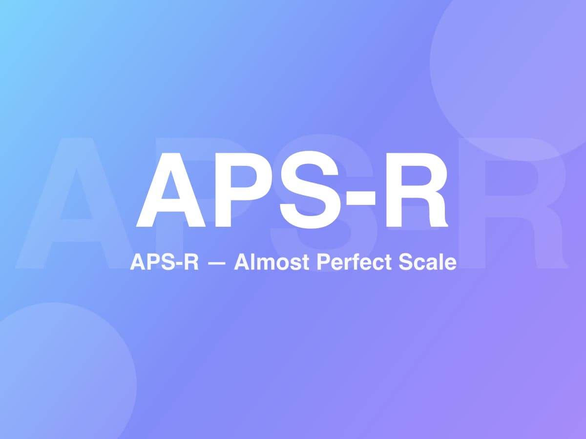Almost Perfect Scale-Revised (APS-R)