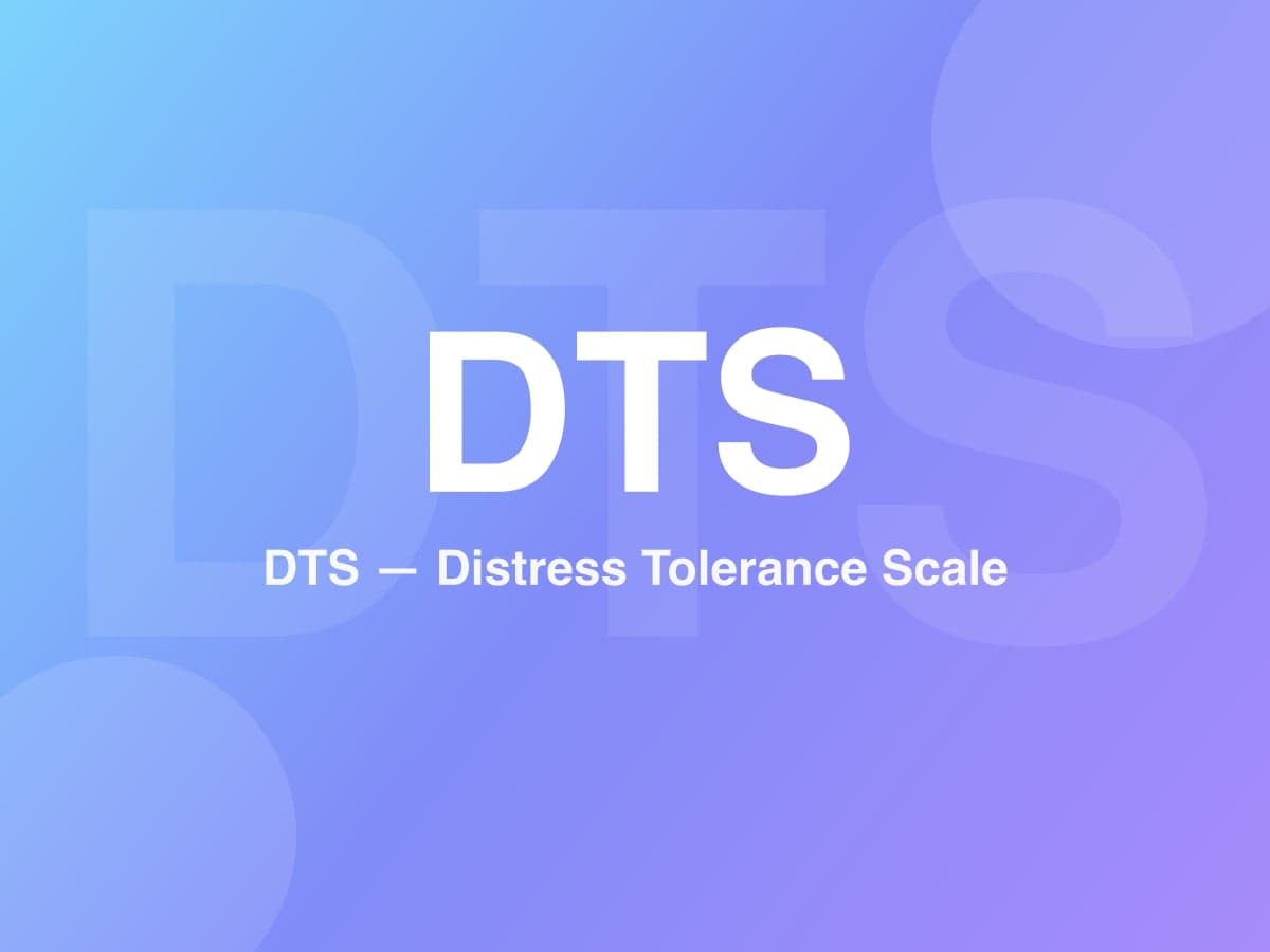 Distress Tolerance Scale