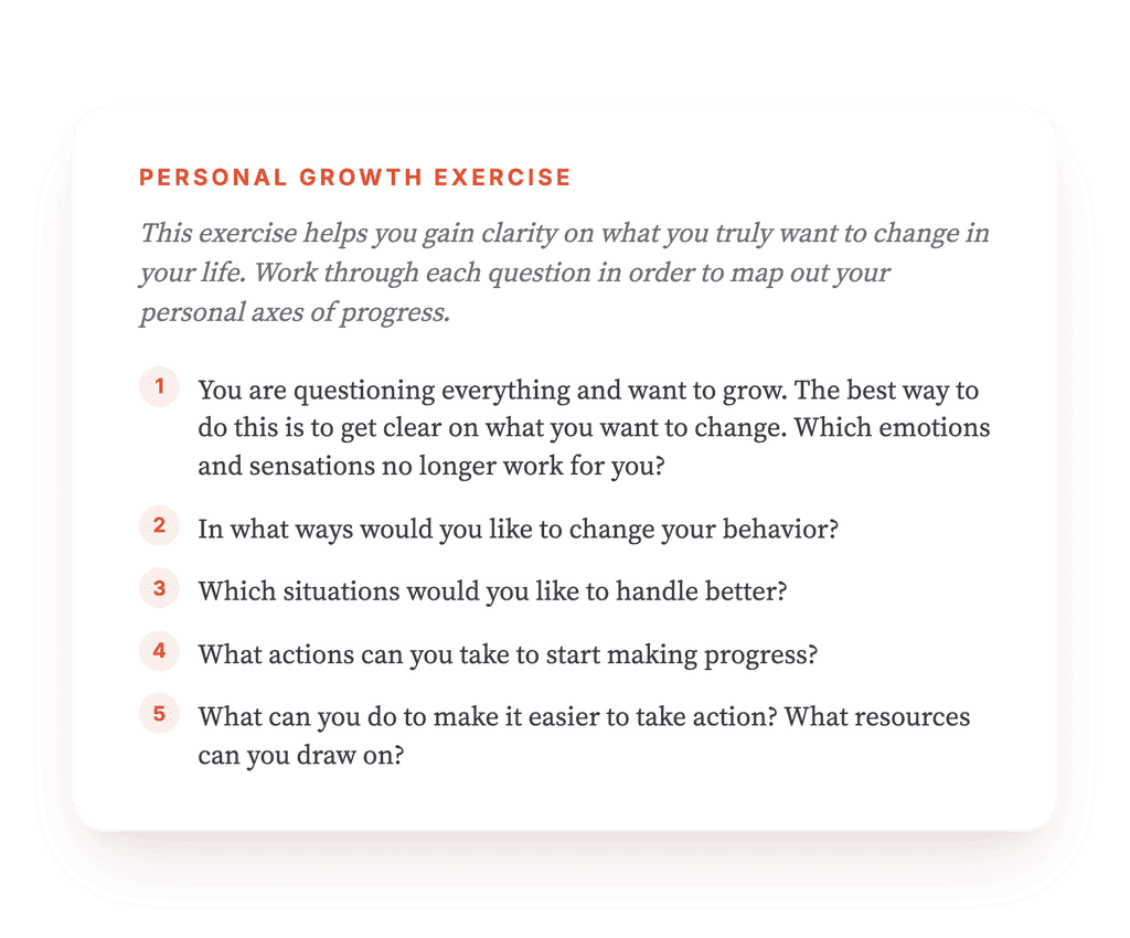 Mapping Personal Growth Areas: A Guided Clinical Exercise