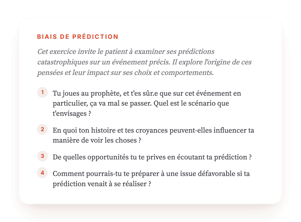 Prédiction négative : restructurer la voyance mentale