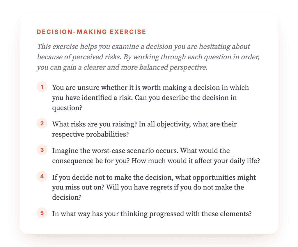 Risk-Weighted Decision Making: A Guided Clinical Exercise