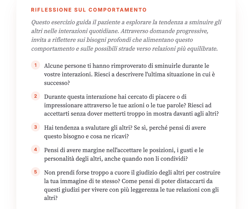 Sminuire gli altri: un esercizio per lavorare sull'autostima fragile