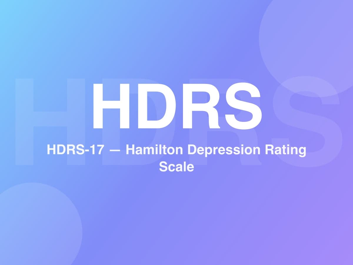Escala de Avaliação de Depressão de Hamilton