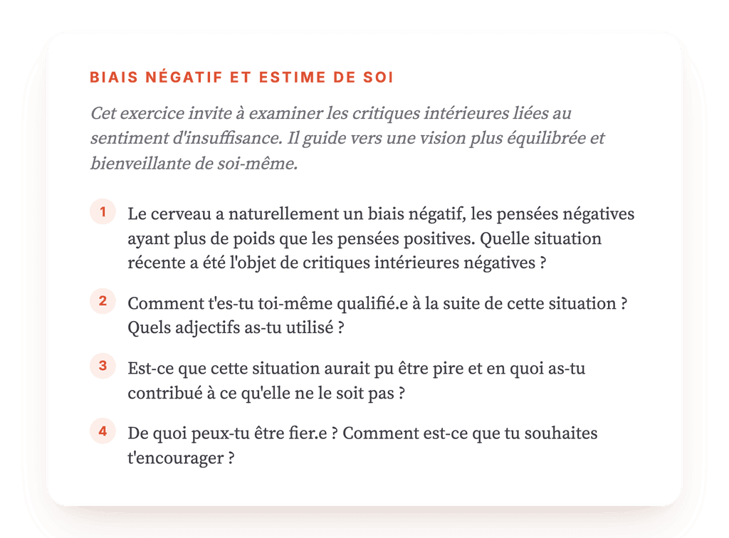 Je ne suis pas à la hauteur : restructurer l'autocritique