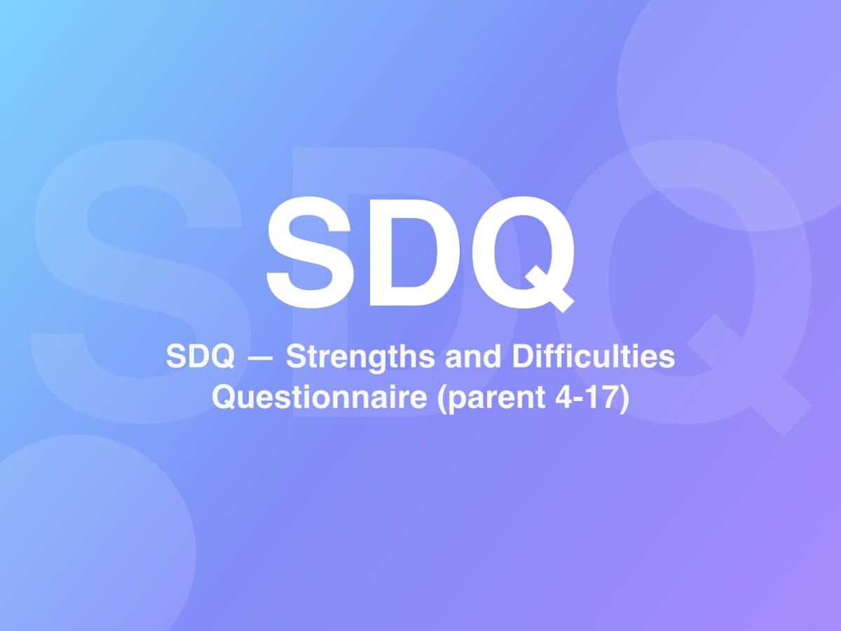 Fragebogen zu Stärken und Schwächen (SDQ-Deu) – Elternversion 4-17