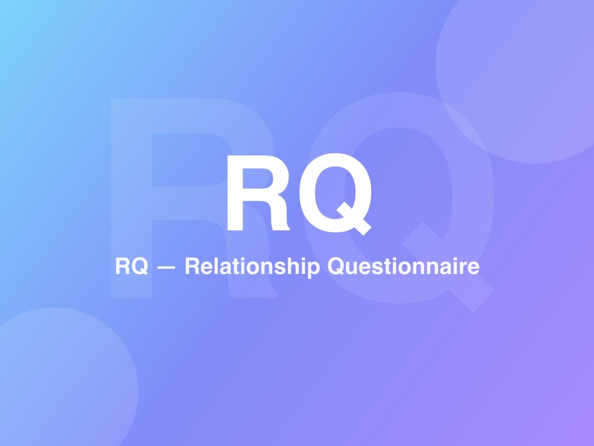 Relationship Questionnaire