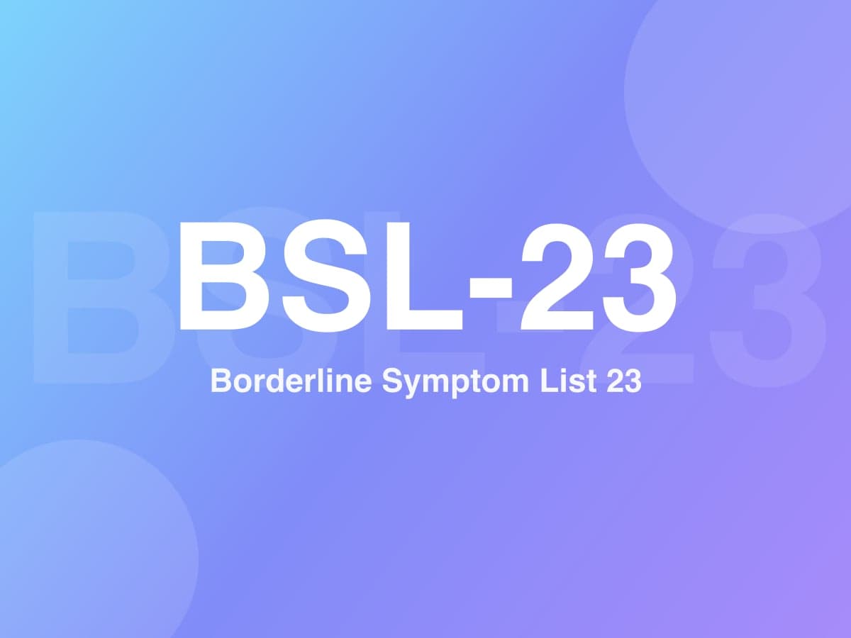 Borderline Symptom List 23