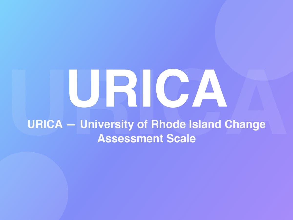 University of Rhode Island Change Assessment Scale