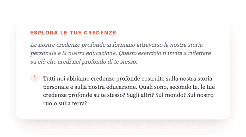 Le credenze profonde: uno strumento clinico strutturato
