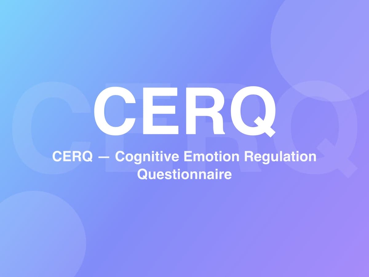 Fragebogen zur kognitiven Emotionsregulation