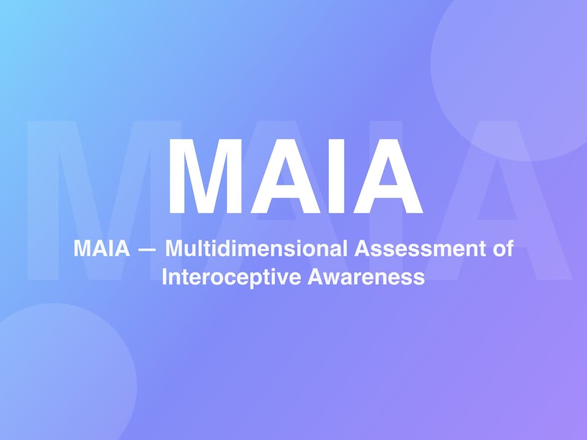 Multidimensional Assessment of Interoceptive Awareness (Deutsche Version)