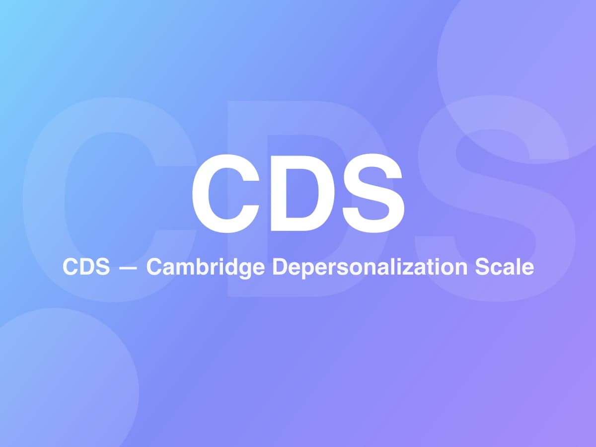 Escala de Despersonalização de Cambridge