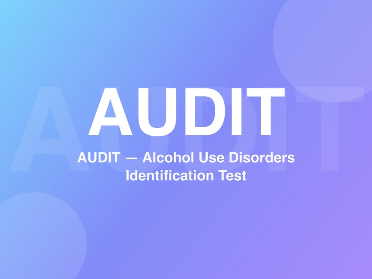 Alcohol Use Disorders Identification Test