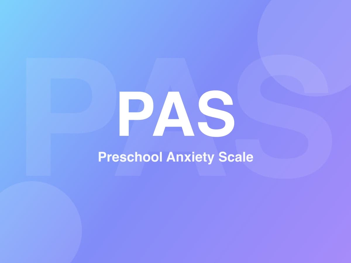 Preschool Anxiety Scale