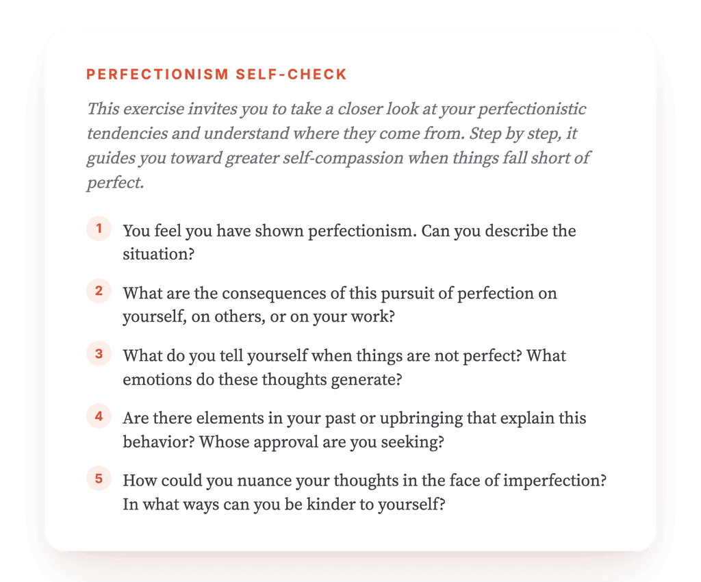 Perfectionism Self-Reflection: A Guided Clinical Exercise