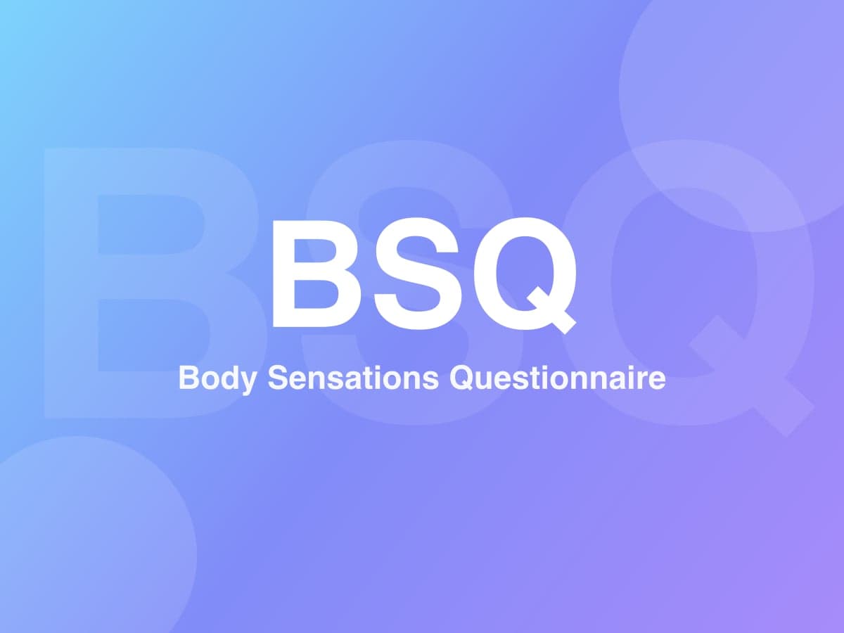 Body Sensations Questionnaire (BSQ) - Questionario sulle Sensazioni Corporee