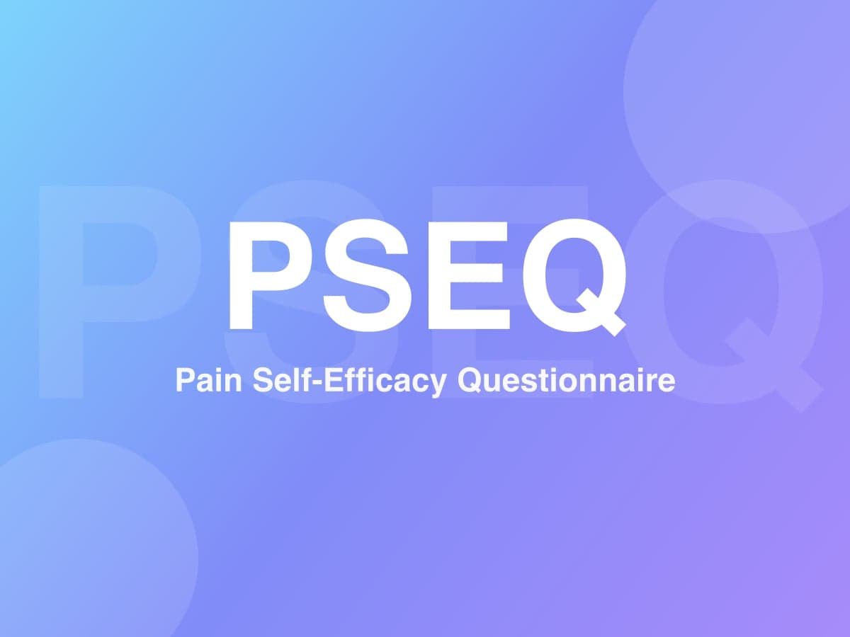 Pain Self-Efficacy Questionnaire